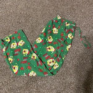 Nickelodeon spongebob square pants Christmas pjs